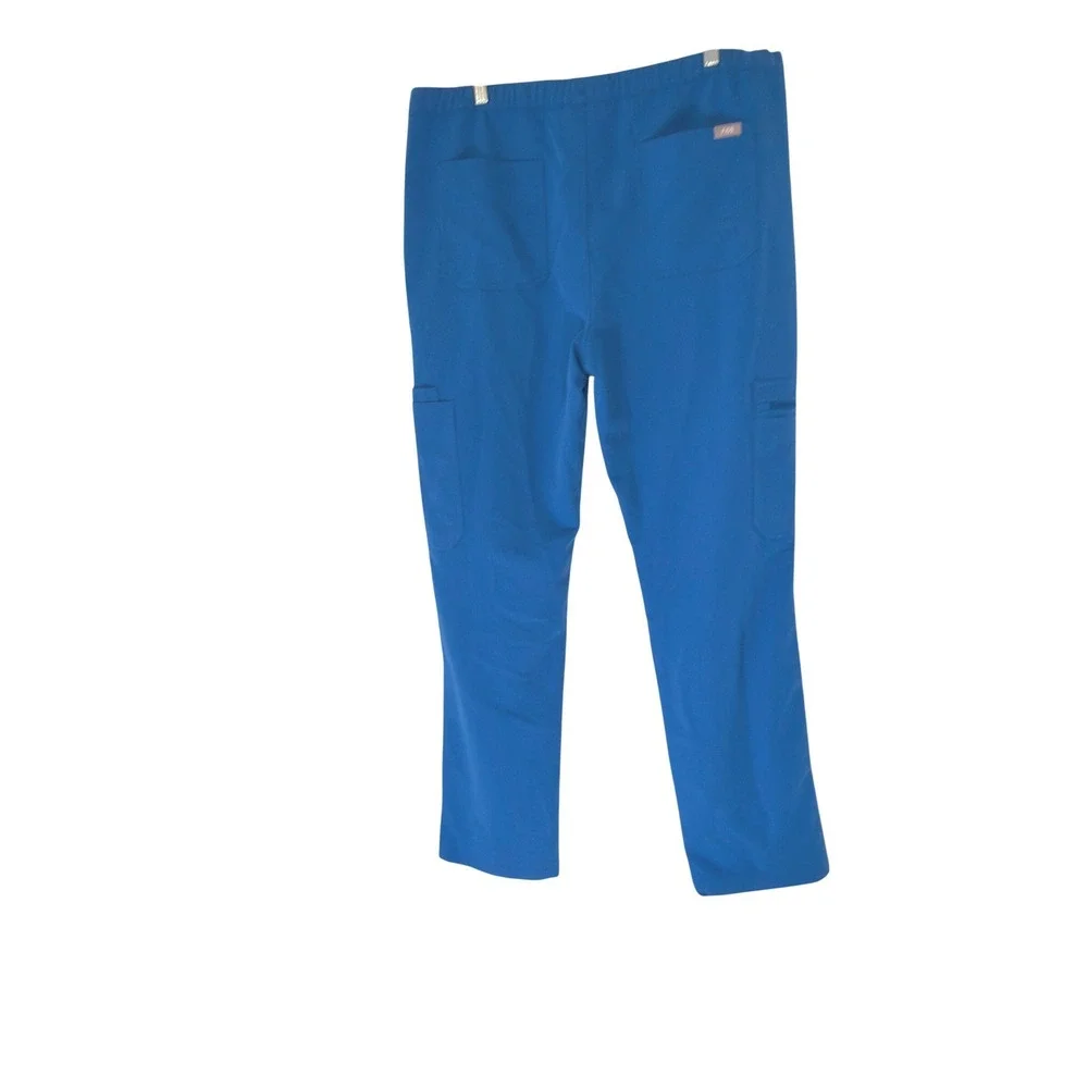 Figs Cairo Cargo Scrub Pants Men's Royal Blue Medical Nursing Doctor Large